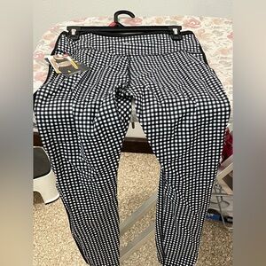 Black and White Checkered Pants